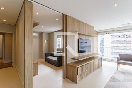 Sala de apartamento para alugar com 2 quartos, 156m² em Vila Olímpia, São Paulo