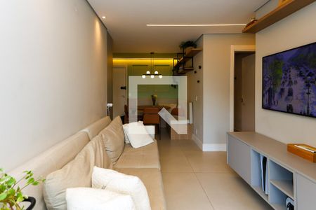 sala  de apartamento à venda com 2 quartos, 64m² em Vila Andrade, São Paulo