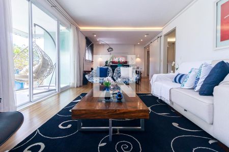 Sala de apartamento para alugar com 3 quartos, 186m² em Chácara Santo Antônio, São Paulo