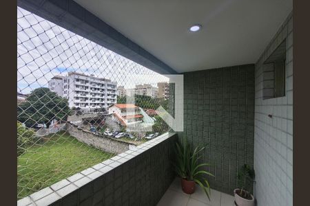 varanda de apartamento para alugar com 2 quartos, 70m² em Pechincha, Rio de Janeiro