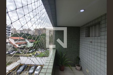 varanda de apartamento para alugar com 2 quartos, 70m² em Pechincha, Rio de Janeiro