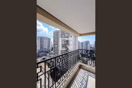Varanda da Sala de kitnet/studio para alugar com 1 quarto, 42m² em Vila Dom Pedro I, São Paulo