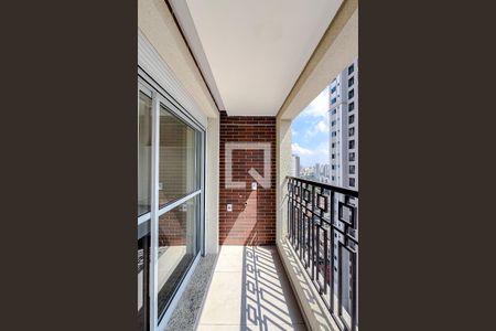 Varanda da Sala de kitnet/studio para alugar com 1 quarto, 42m² em Vila Dom Pedro I, São Paulo
