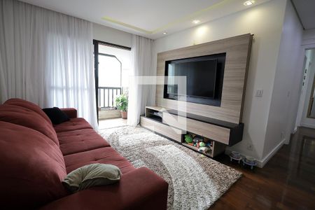 Sala de apartamento à venda com 3 quartos, 114m² em Vila Eldizia, Santo André