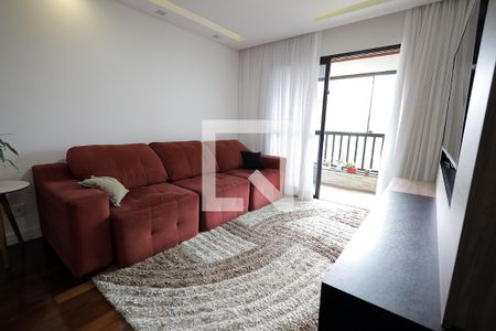 Sala de apartamento à venda com 3 quartos, 114m² em Vila Eldizia, Santo André