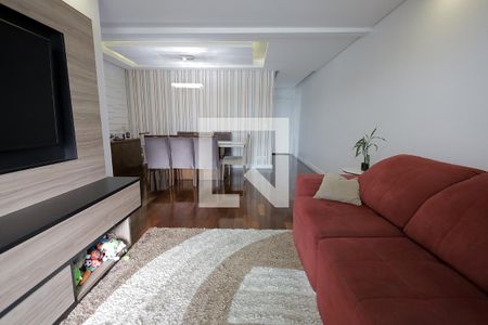 Sala de apartamento à venda com 3 quartos, 114m² em Vila Eldizia, Santo André