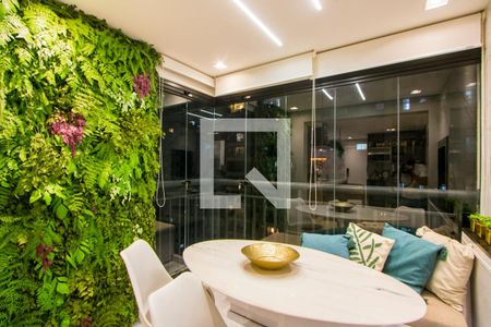 Varanda gourmet de apartamento à venda com 2 quartos, 74m² em Campestre, Santo André