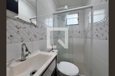 Banheiro Social de apartamento para alugar com 1 quarto, 28m² em Barra da Tijuca, Rio de Janeiro