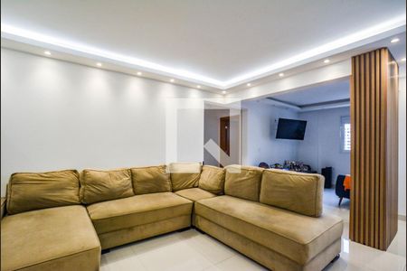 Sala 1 de apartamento para alugar com 2 quartos, 118m² em Vila Valparaíso, Santo André