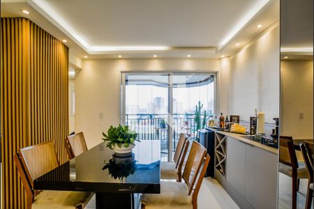 Sala de Jantar de apartamento para alugar com 2 quartos, 118m² em Vila Valparaíso, Santo André