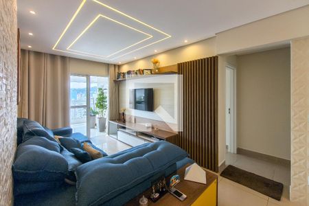 Sala de apartamento para alugar com 2 quartos, 105m² em Canto do Forte, Praia Grande