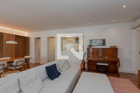 Sala de apartamento à venda com 3 quartos, 136m² em Campo Belo, São Paulo