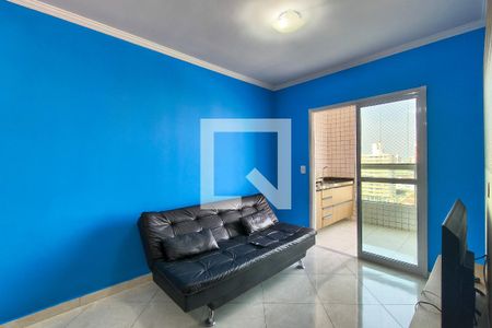 sala de apartamento para alugar com 2 quartos, 124m² em Vila Assuncao, Praia Grande
