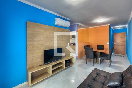sala de apartamento para alugar com 2 quartos, 124m² em Vila Assuncao, Praia Grande