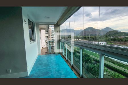 Varanda  de apartamento à venda com 3 quartos, 85m² em Recreio dos Bandeirantes, Rio de Janeiro