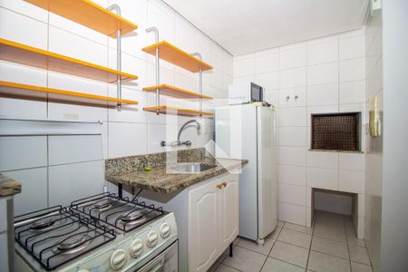 Cozinha de apartamento para alugar com 1 quarto, 38m² em Jardim Botânico, Porto Alegre