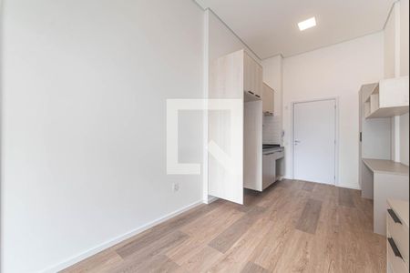 Sala - Cozinha Integrada de apartamento para alugar com 1 quarto, 36m² em Santo Amaro, São Paulo