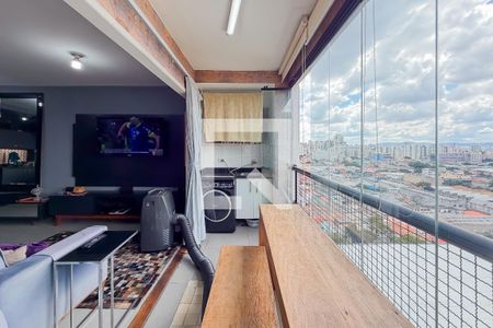 Varanda de kitnet/studio à venda com 1 quarto, 36m² em Cambuci, São Paulo