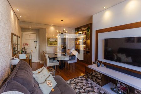 Sala de apartamento à venda com 3 quartos, 80m² em Sagrada Família, Belo Horizonte