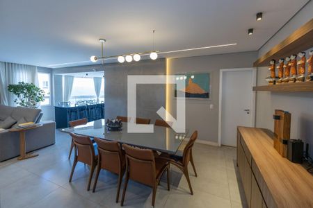 Sala de Jantar de apartamento à venda com 4 quartos, 166m² em Alphaville Nova Lima, Nova Lima
