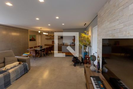 Sala de TV de apartamento à venda com 4 quartos, 166m² em Alphaville Nova Lima, Nova Lima