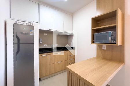 Cozinha de kitnet/studio para alugar com 1 quarto, 28m² em Vila Mariana, São Paulo