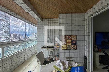 Sacada  de apartamento para alugar com 2 quartos, 112m² em Guilhermina, Praia Grande