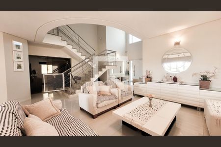 Sala de casa de condomínio para alugar com 5 quartos, 560m² em Parque Imperador, Campinas