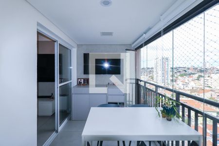 Varanda Gourmet de apartamento à venda com 3 quartos, 82m² em Santa Maria, São Caetano do Sul