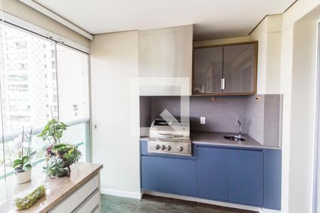 Varanda gourmet de apartamento à venda com 3 quartos, 202m² em Alphaville Empresarial, Santana de Parnaíba