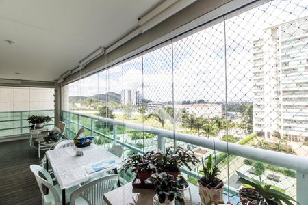 Varanda gourmet de apartamento à venda com 3 quartos, 202m² em Alphaville Empresarial, Santana de Parnaíba