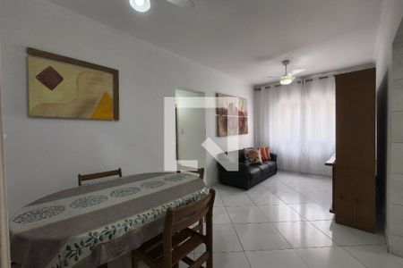 Sala de apartamento para alugar com 2 quartos, 83m² em Guilhermina, Praia Grande