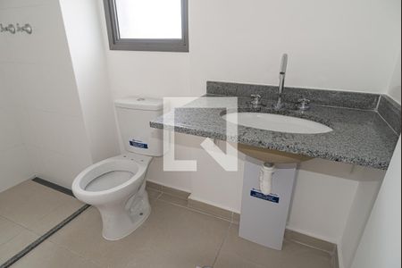 Banheiro de kitnet/studio para alugar com 1 quarto, 25m² em Bela Vista, São Paulo