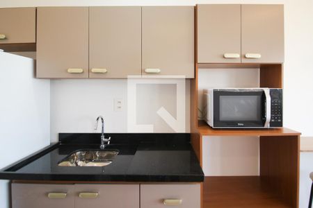 Cozinha de kitnet/studio para alugar com 1 quarto, 25m² em Vila Olímpia, São Paulo