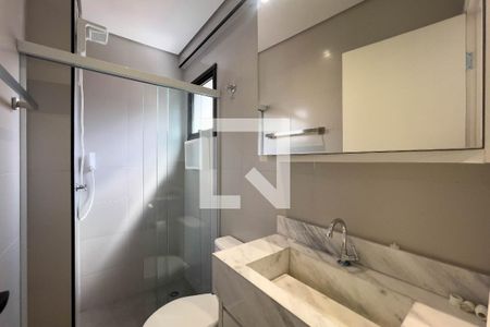 Banheiro de kitnet/studio para alugar com 1 quarto, 26m² em Vila Mariana, São Paulo
