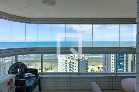 Sacada  de apartamento para alugar com 2 quartos, 75m² em Vila Caiçara, Praia Grande