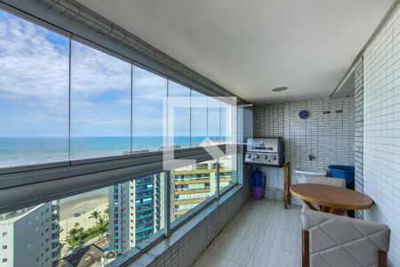 Sacada  de apartamento para alugar com 2 quartos, 75m² em Vila Caiçara, Praia Grande