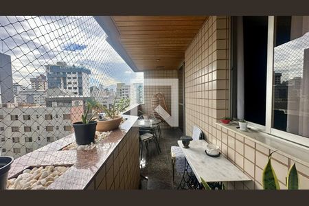 Varanda  de apartamento à venda com 4 quartos, 170m² em Gutierrez, Belo Horizonte