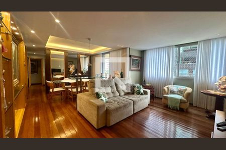 Sala  de apartamento à venda com 4 quartos, 170m² em Gutierrez, Belo Horizonte