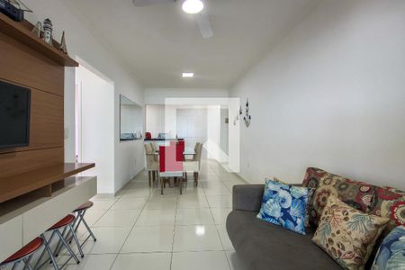Sala de apartamento para alugar com 2 quartos, 83m² em Vila Caiçara, Praia Grande