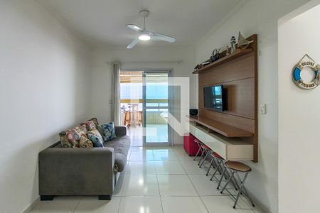 Sala de apartamento para alugar com 2 quartos, 83m² em Vila Caiçara, Praia Grande