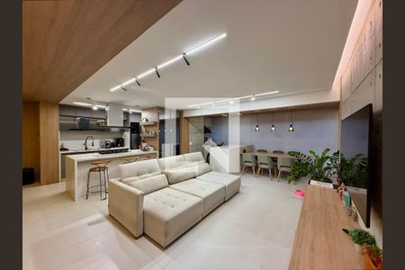 Sala de apartamento à venda com 3 quartos, 125m² em Jardim das Acacias, São Paulo