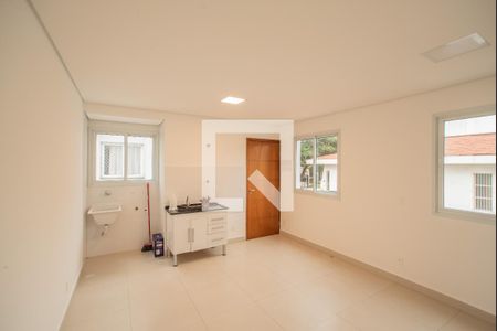 Sala/Cozinha de apartamento para alugar com 1 quarto, 33m² em Chácara Inglesa, São Paulo