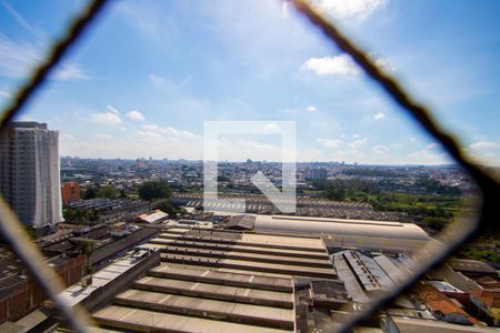 Vista da varanda gourmet de apartamento à venda com 3 quartos, 77m² em Campestre, Santo André
