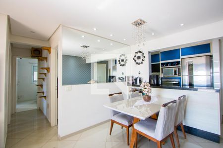 Sala de apartamento à venda com 3 quartos, 77m² em Campestre, Santo André