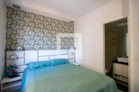 Quarto 1 - Suíte de apartamento à venda com 3 quartos, 77m² em Campestre, Santo André