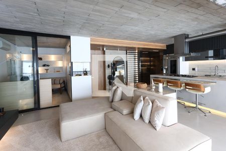 sala  de apartamento à venda com 2 quartos, 141m² em Vila Andrade, São Paulo