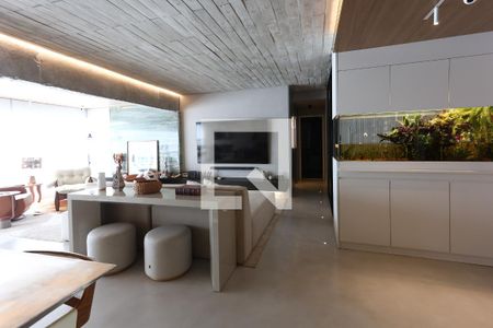 sala  de apartamento à venda com 2 quartos, 141m² em Vila Andrade, São Paulo