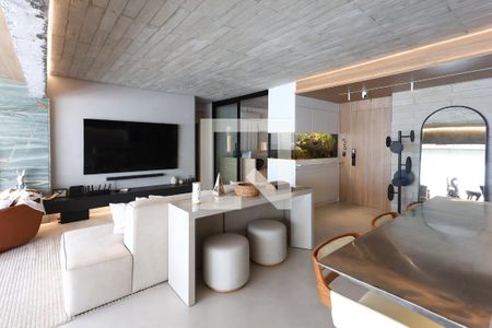 sala  de apartamento à venda com 2 quartos, 141m² em Vila Andrade, São Paulo