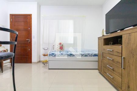 Sala e Cozinha de apartamento para alugar com 1 quarto, 28m² em Chácara Seis de Outubro, São Paulo
